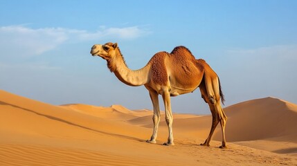 Camel in the Desert