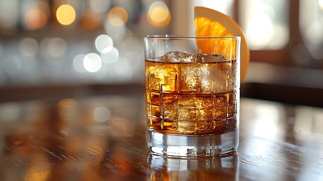 Classic New Orleans sazerac cocktail, 