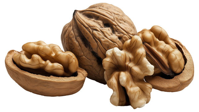 PNG Walnuts with shell and kernel