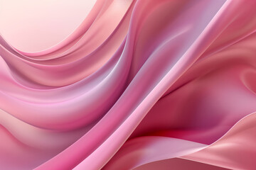 Fototapeta premium Minimalist pink wave abstract background
