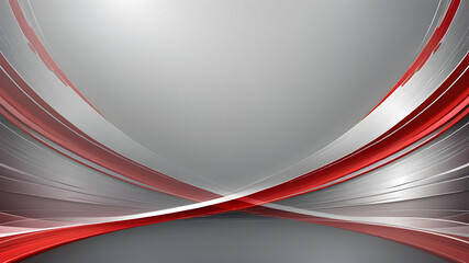 Luxurious Red and Silver Shining Abstract Background for Business Projects