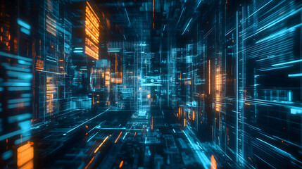 Immersive Digital Network: A Visual Journey