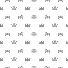 Car service icon isolated seamless pattern