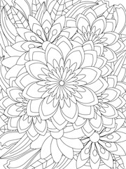 Flowers Coloring Book Pages Flowers Patterns