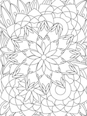 Flowers Coloring Book Pages Flowers Patterns
