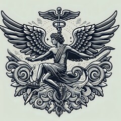 Obraz premium detailed icon of Hermes