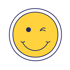 Smile Emoji y2k Sticker