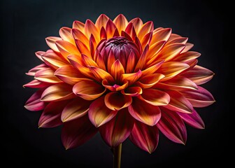 Dramatic Bloom: Large, bold flowers against a dark background, conveying a sense of drama and intensity.