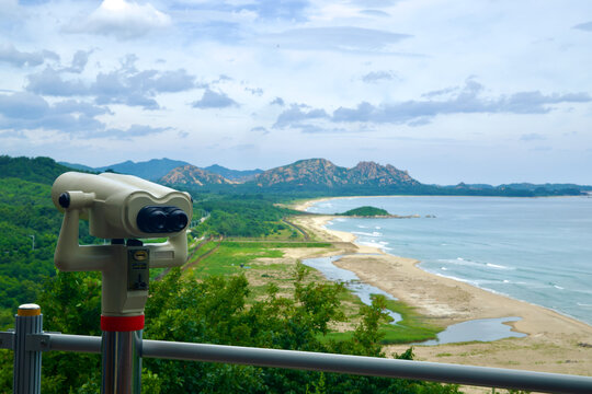 Viewing Deck Outside Unification Observatory Overlooking North Korea