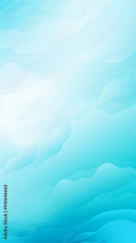 Wall mural Seamless Cyan illustration style background very large blank background area in Cyan illustration style