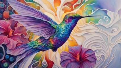 Fototapeta premium blue and yellow parrot created with generative AI software