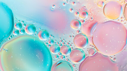 colorful water bubbles