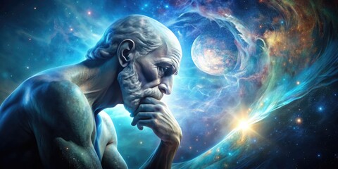 Enigmatic Thinker: Mysterious, introspective, exploring complex issues, thought-provoking, ethereal