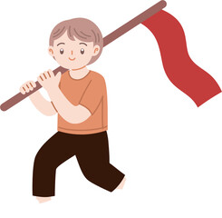 people celebrating indonesia independence day