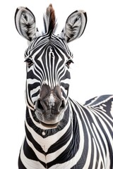 Naklejka premium Zebra Close Up