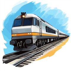 Fototapeta premium Train Illustration