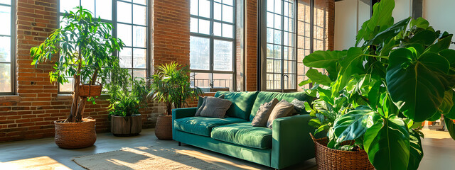 Sunny Greenhouse Living Room
