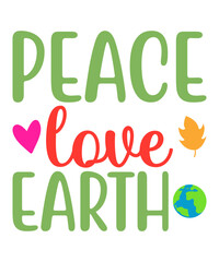 Fototapeta premium earth day SVG cut files