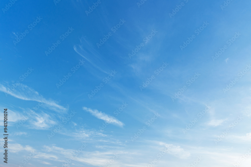 Wall mural the sky is blue and clear with no clouds