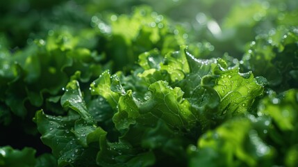 The Fresh Green Lettuce