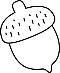 autumn element doodle