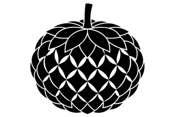 Creative fruit Silhouette Vector Art Illustration