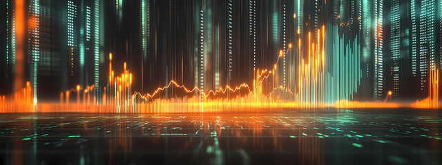 Obraz premium Dynamic Economic Indicators