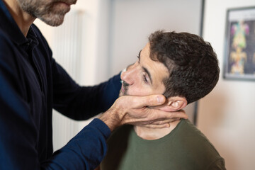 Osteopathic cervical manipulation, TMJ assessment, manual therapy for neck and jaw pain relief