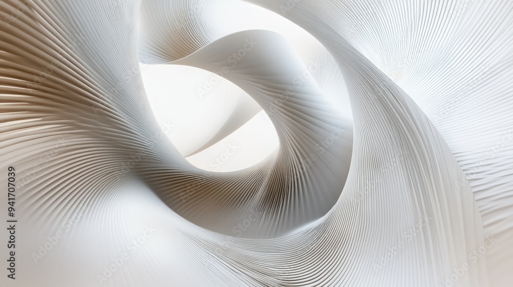 Fototapete abstract, swirling lines converging and diverging, capturing the essence of a complex concept on a m