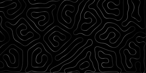 Abstract seamless turing pattern minimal organic geometric black background. white stock line abstract pattern Transparent monochrome striped texture, seamless pattern, modern stylish texture.