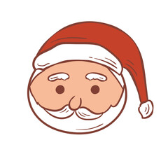 Christmas Santa Head Character