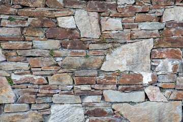 red natural stones
