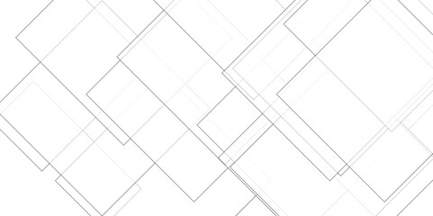 Abstract minimal geometric white and gray light background design. white transparent material in triangle diamond and squares shapes in random geometric pattern.