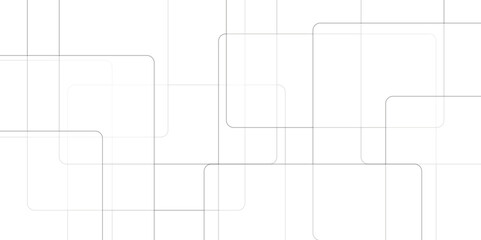 Abstract minimal geometric white and gray light background design. white transparent material in triangle diamond and squares shapes in random geometric pattern.