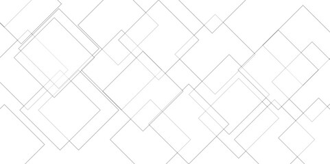 Abstract minimal geometric white and gray light background design. white transparent material in triangle diamond and squares shapes in random geometric pattern.