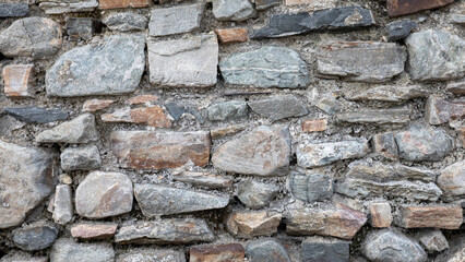 Bricked with natural stones