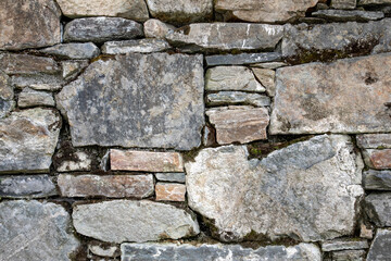 Stacked natural stones