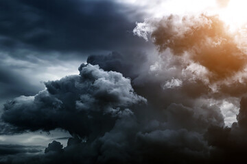 Dramatic Storm Clouds Background
