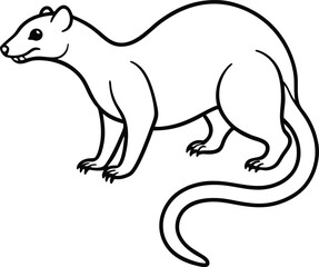 mongoose line art that sparks imagination and provides hours of coloring fun