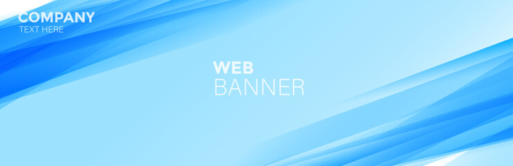 abstract blue background, Blue banner