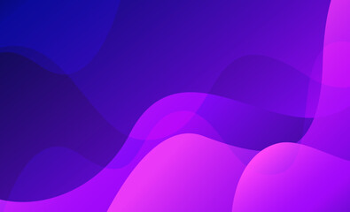 Abstract background with waves, Blue and purple background