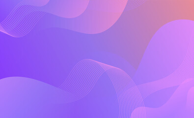 Abstract purple background with waves