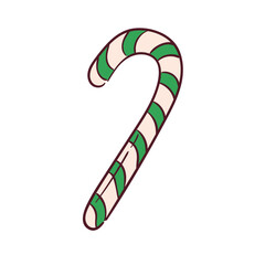 Naklejka premium Christmas Cane_1