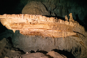 Formation found in underwater cave in Tulum, Mexico