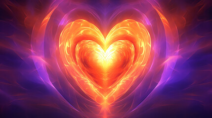 heart symbol, AI generated