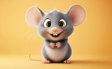 cute mouse, AI generated