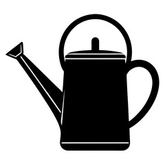 Electric Watering Can Silhouette