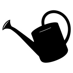 Electric Watering Can Silhouette