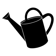 Electric Watering Can Silhouette