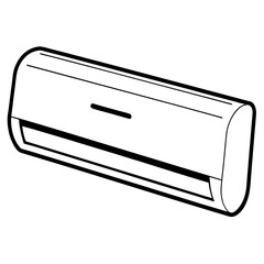 
Air Conditioner Vector line art
